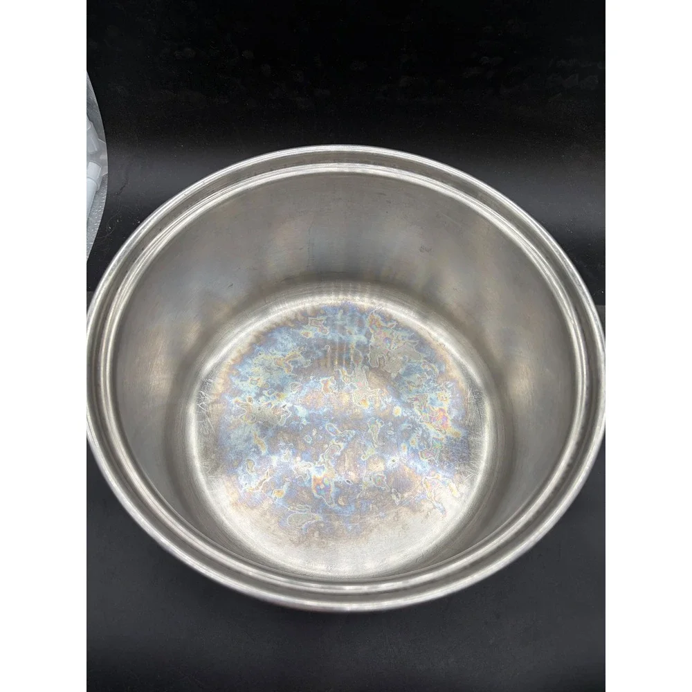 Saladmaster Stainless Steel 18-8 Tri-Clad Stock Pot with Vapo-Valve Lid Vintage